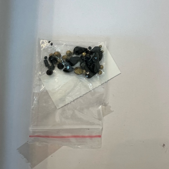 Badgley Mischka “Jenelle” Embellished Strappy Black Rhinestone Sandal Size 8 - Picture 4 of 6